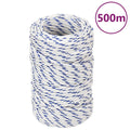 Vidaxl boot touw 2 mm 500 m polypropyleen wit