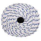 Vidaxl boot touw 6 mm 25 m polypropyleen wit