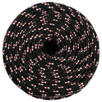 Vidaxl boot touw 6 mm 50 m polypropyleen zwart
