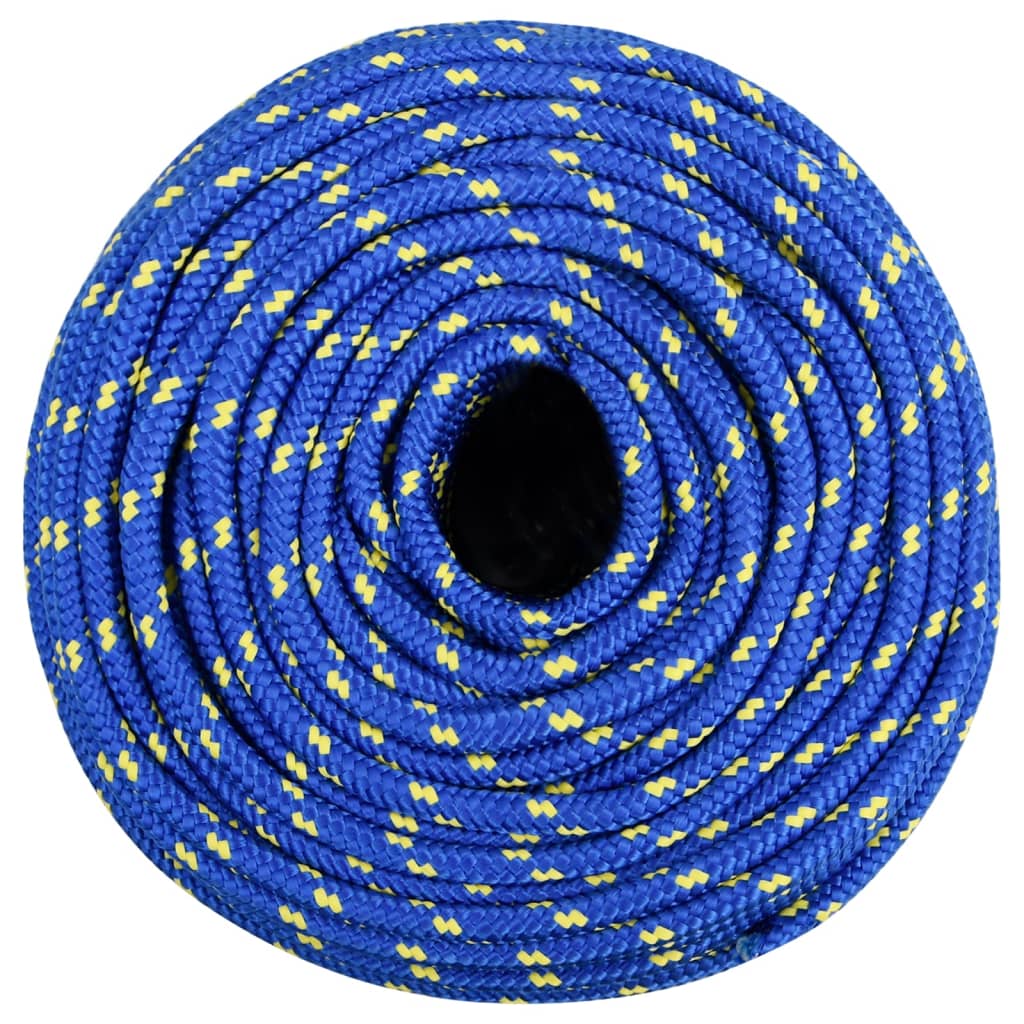 Vidaxl boottouw 6 mm 25 m polypropyleen blauw