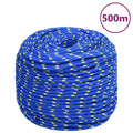 Vidaxl boottouw 10 mm 500 m polypropyleen blauw