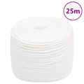 Vidaxl boottouw 6 mm 25 m polypropyleen volwit