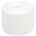 Vidaxl boottouw 8 mm 100 m polypropyleen volwit