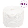 Vidaxl boottouw 10 mm 500 m polypropyleen volwit