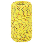 Vidaxl boottouw 2 mm 500 m polypropyleen geel