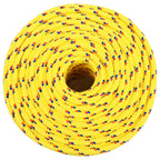 Vidaxl boottouw 8 mm 100 m polypropyleen geel