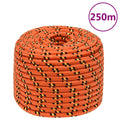 Vidaxl boottouw 14 mm 250 m polypropyleen oranje