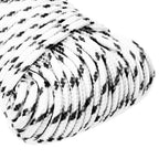 Vidaxl boottouw gevlochten 5 mmx25 m polyester wit