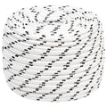 Vidaxl boottouw gevlochten 14 mmx25 m polyester wit