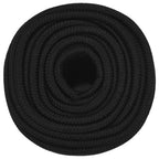 Vidaxl werktouw 14 mm 250 m polyester zwart