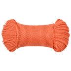 Vidaxl werktouw 6 mm 25 m polypropeen oranje