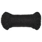 Vidaxl werktouw 6 mm 50 m polypropeen zwart