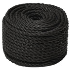 Vidaxl werktouw 12 mm 50 m polypropeen zwart