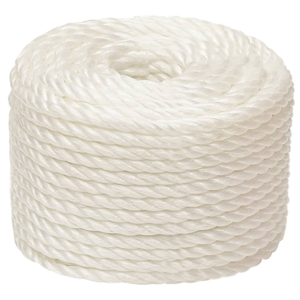 Vidaxl werktouw 12 mm 500 m polypropeen wit