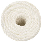 Vidaxl werktouw 12 mm 500 m polypropeen wit