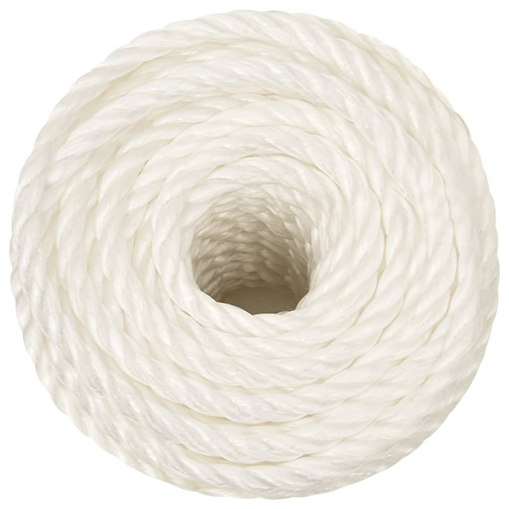 Vidaxl werktouw 12 mm 500 m polypropeen wit