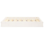 Vidaxl hondenmand 71,5x54x9 cm massief grenenhout wit
