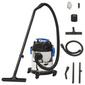 Vidaxl nat- en droogzuiger 1200 w 20 l zilverkleurig