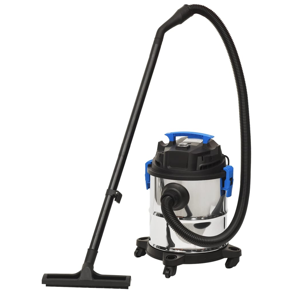 Vidaxl nat- en droogzuiger 1200 w 20 l zilverkleurig