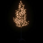 Vidaxl boom kersenbloesem 220 led's warmwit 220 cm