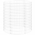 Vidaxl compostbak ø100x100 cm gegalvaniseerd staal