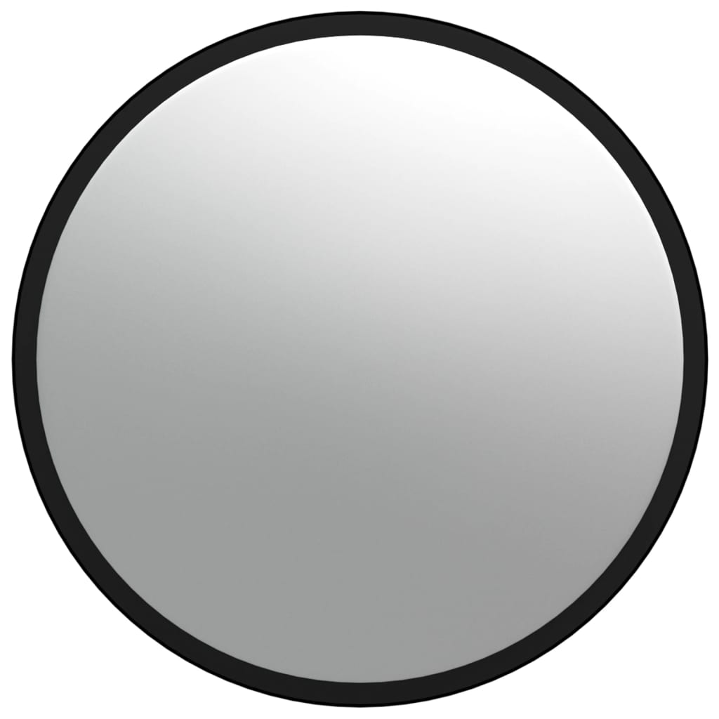 Vidaxl binnen verkeersspiegel convex zwart ø40 cm acryl