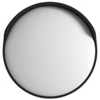 Vidaxl buiten convex verkeersspiegel zwart ø45 cm polycarbonaat