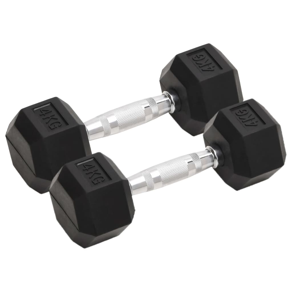 Vidaxl halters 2 st 8 kg totaal gietijzer