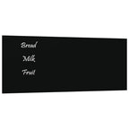 VidaXL Magneetbord voor aan de wand 50x20 cm gehard glas zwart