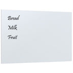 VidaXL Magneetbord wandgemonteerd 60x40 cm gehard glas wit