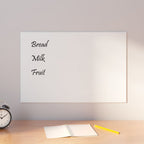 VidaXL Magneetbord wandgemonteerd 60x40 cm gehard glas wit