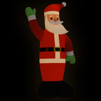 VidaXL Kerstman met LED-verlichting opblaasbaar 1000 cm