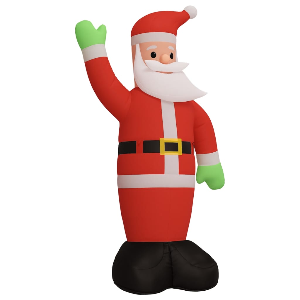 VidaXL Kerstman met LED-verlichting opblaasbaar 1000 cm
