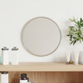 Vidaxl wandspiegel rond ø20 cm zilverkleurig
