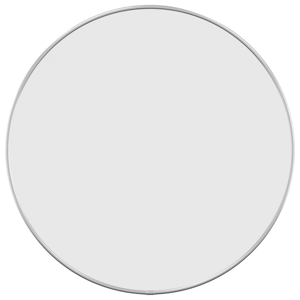 Vidaxl wandspiegel rond ø50 cm zilverkleurig