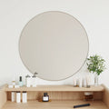 Vidaxl wandspiegel rond ø60 cm zilverkleurig