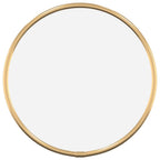 Vidaxl wandspiegel rond ø20 cm goudkleurig