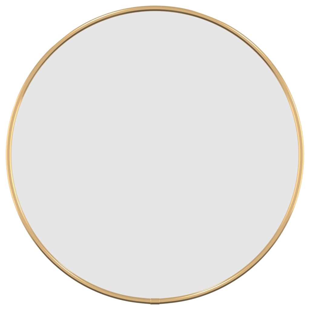 Vidaxl wandspiegel rond ø40 cm goudkleurig