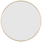 Vidaxl wandspiegel rond ø50 cm goudkleurig