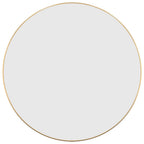 Vidaxl wandspiegel rond ø60 cm goudkleurig