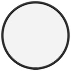 Vidaxl wandspiegel rond ø20 cm zwart