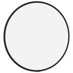 Vidaxl wandspiegel rond ø30 cm zwart