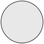 Vidaxl wandspiegel rond ø50 cm zwart