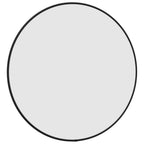 Vidaxl wandspiegel rond ø50 cm zwart