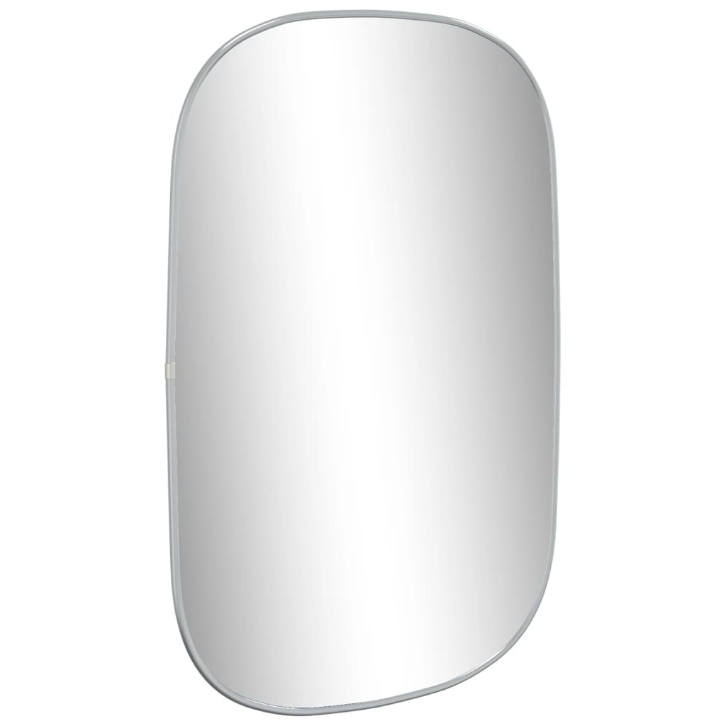 Vidaxl wandspiegel 70x45 cm zilverkleurig
