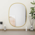Vidaxl wandspiegel 40x30 cm goudkleurig