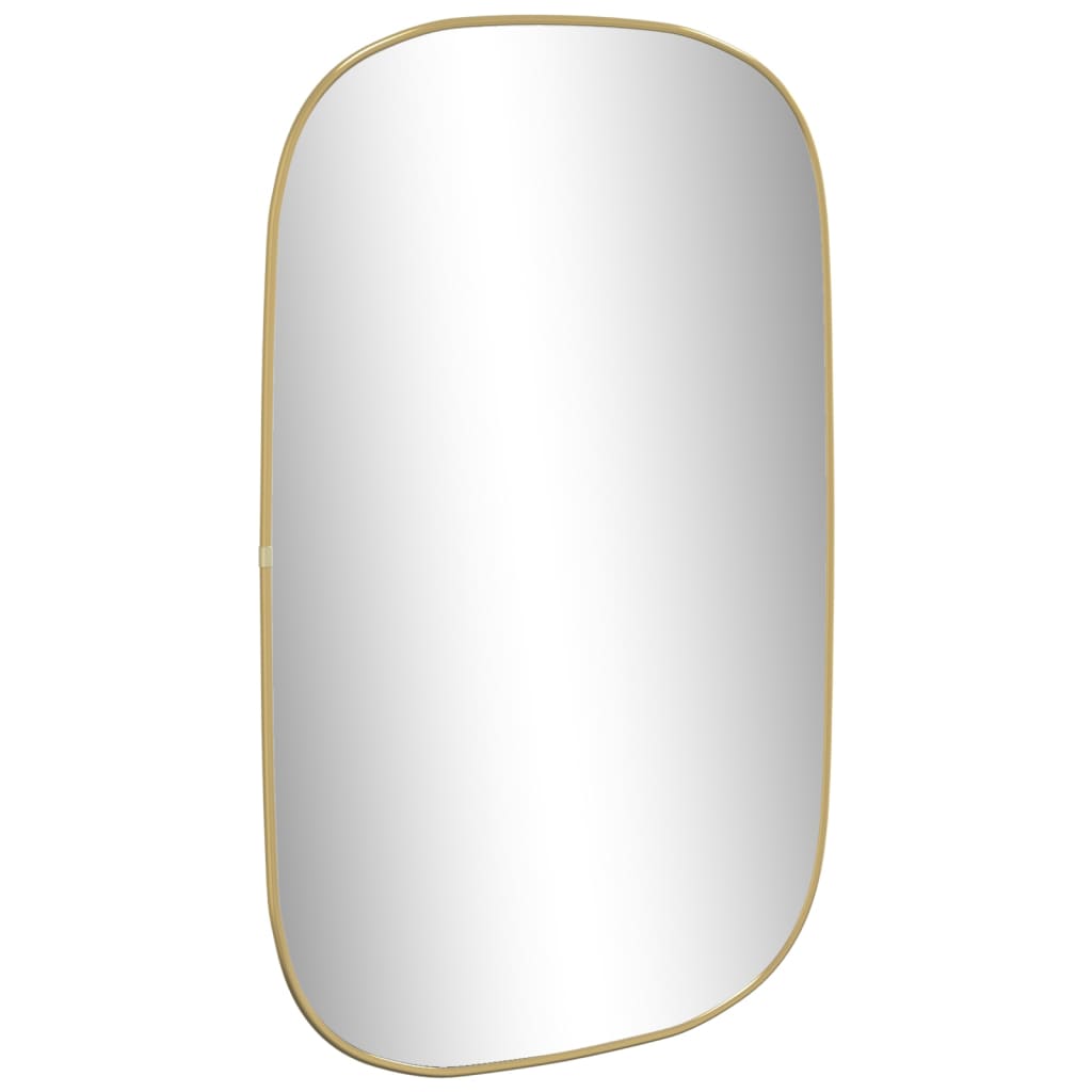 Vidaxl wandspiegel 80x50 cm goudkleurig