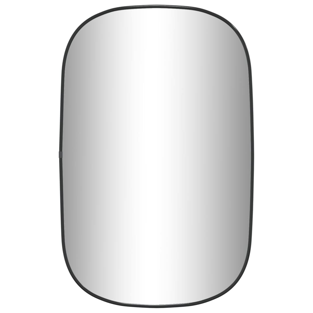 Vidaxl wandspiegel 70x45 cm zwart