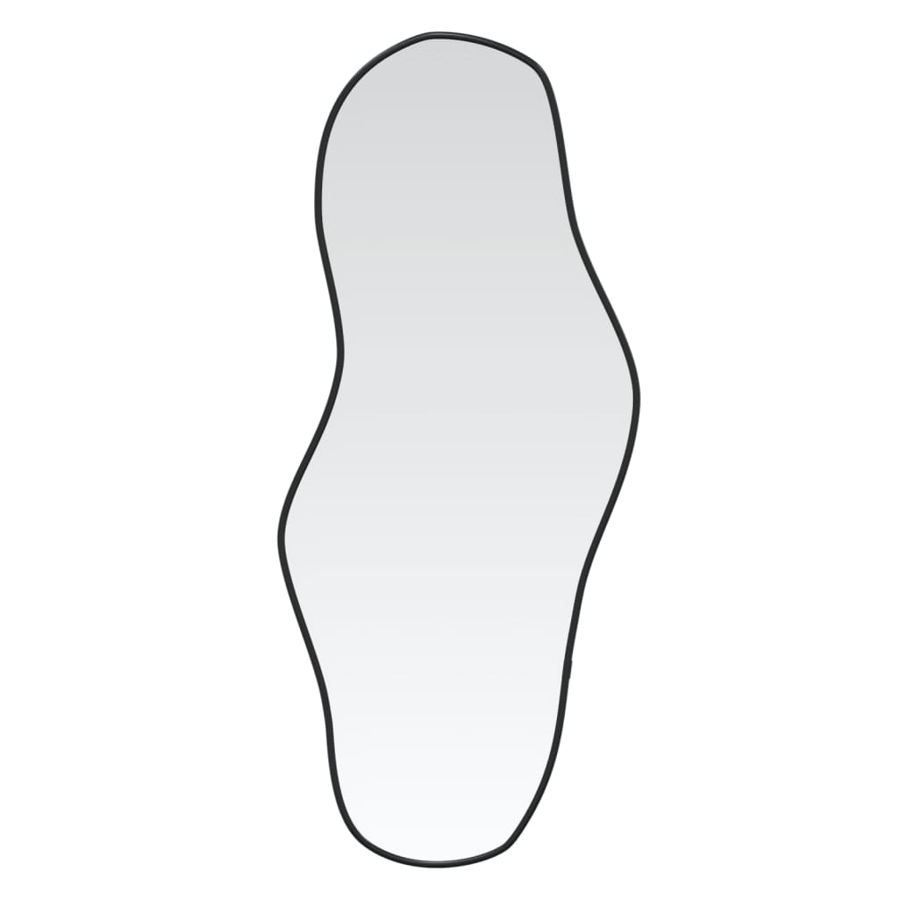 Vidaxl wandspiegel 80x35 cm zwart