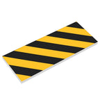 VidaXL Muurbeschermers 6 st 50x10x2 cm EVA-schuim geel en zwart